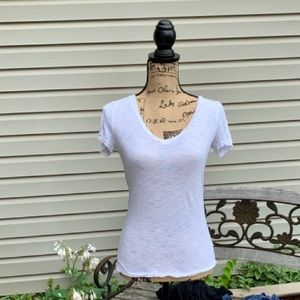 Aerie real soft white tee